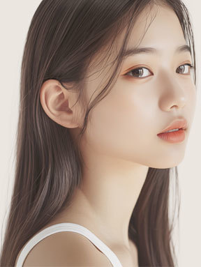 얇은 눈매