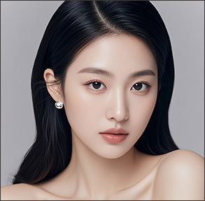 코성형 후 정확한 검사와 수술로 만족도 높은 결과를 얻은 여자 모델