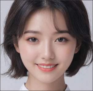 콧대의 길이가 짧은 유형