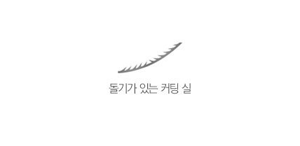 돌기가 있는 커팅 실